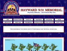 Tablet Screenshot of hayward911memorial.com